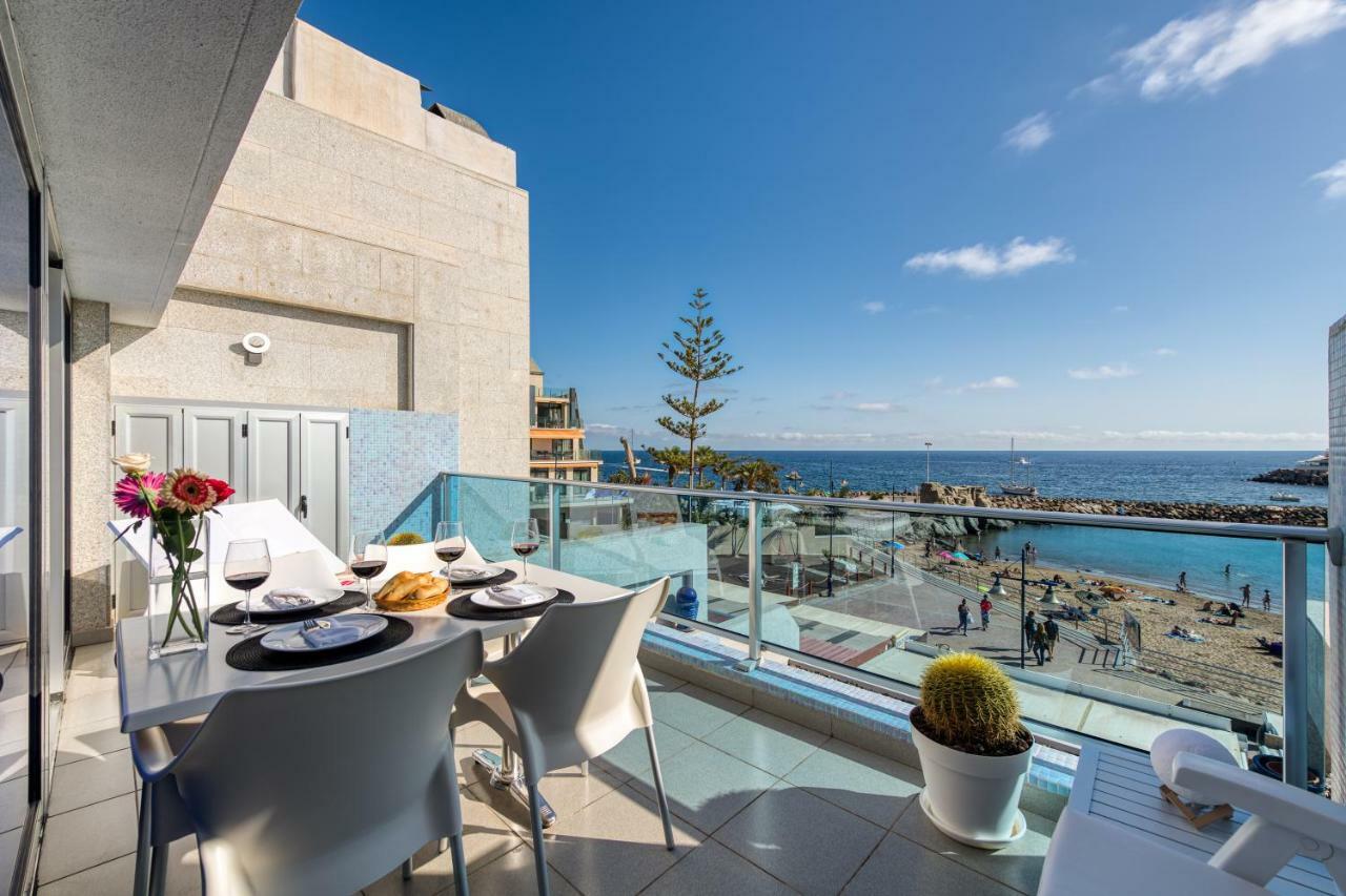 Teresita Mogamar Beachfront Puerto De Mogan Exterior photo